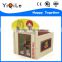 2016 Newest outdoor wooden playhouse durable wooden cubby house cheap wood toys for kids