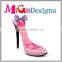 Shoe Resin Wine Holder OEM Decorative High Heel Bottle
