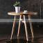 Round Antique Wooden tea table, wooden coffee table, wooden dining table design