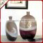 New designed mouth blown purple round arts murano glass vase
