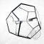 17*17*15cm geometric 12 face cutting glass terrarium flower arrangement air plant planter greenhouse home decoration 0100020