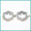 new design hexagon lockets floating charm for women