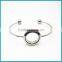 Hot Selling Stainless Steel Locket Bangles for Ladies