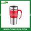 Big Size Stainless Steel Double Wall Thermal Office Use Mug With Handle and Lid