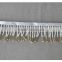 China fashion white beaded fringe trim Lampshade beads Fringe for decoration