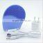 New design Inductive charging sonic electric facial brush / facial cleansing brush in home use