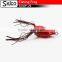 SGWF-29 artifical floating soft plastic frog , fishing swimbait, VMC hook, 40mm/6g