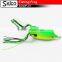 SGWF-01 artifical floating soft frog with resin skirt, 65mm/14.5g