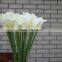 Middle size Calla Lily Home Party Wedding Posy Real Touch Latex Silk Flowers Bouquet PU Artificial Flowers