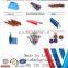 hot sales roof tin caps/ color steel shee ridge/ clay ridge caps with bending galvanised steel