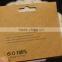 Supplier kraft Paper packaging box with clear window for cell phone accessories, paper boxes