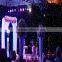 Black/white led star curtain for romantic wedding decoration