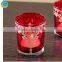 Red Green Orange Hanging Mercury Glass Jar Candle Holders