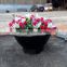 ductile iron outdoor flower pot/cast iron antique garden flower pot
