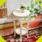 2017 New design wooden outdoor plant stands white solid wooden outdoor plant stands best outdoor plant stands W08H056