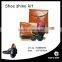 black shoe polish PU leather travel shoe care kit