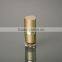 empty acrylic bottle gold color cosmetic lotion container with pump