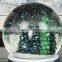 Polyresin Christmas Snow globe decoration snow globe with Music Box