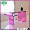 Fancy Pink Dressing Table Salon Coffee Table Living Room Console Desk