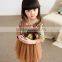 2015 New Autumn Girls Clothes Long Sleeve Flower Print Girl Dress For Party Wedding Children Kids Girl Floral Dress For School