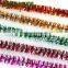 8mm x 50cm DIY handcraft two color metallic pipe cleaners