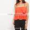 2016 Newest Sexy Layered Tie Strap Cami Sleeveless Top HST8043