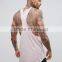 Cheapest High Quality New Design Summer Cool Custom Pink Gym Wear Comfortable 100% Cotton Fashion Men's Sport Burnout Tank Tops
