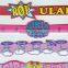 2016 Custom PVC Wristband Football Fans Ajustable Wristband Stud Snap PVC wristband