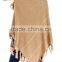 Classic Cashmere Fringed Poncho Cashmere Poncho Sweater Wrap
