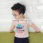 S17369A children cotton t shirt kids Clothing Boy Printing T shirt
