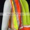 ANSI contrast polyester zipper closure tricot reflective 3M safety vest