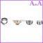 15mm metal brass spring snap button for clothings and garments four parts snap buttons JS-CR-25