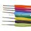 Hot Sale At Random 13.5cm Plastic Aluminum Crochet Hooks