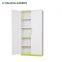 Knock down structure steel/metal swing 2 door filing cabinet
