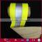 Fluorescent Yellow fire flame retardant reflective tape material for safety work wear