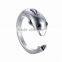Silver Bronze Plated Dolphin Knuckle Ring Animal Open Mouth Unisex Rings