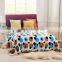 Xinbo 100% polyester colorful bean point print rotary print fannel fleece blanket