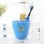Plastic kid cup toothbrush with sand timer