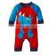 Beautiful cartoons boys long sleeve colorful baby rompers custom print