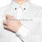 Men White Business Shirt With Star Print on the Neck