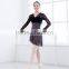 Dancewear women floral print dance ballet skirt