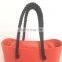 2017 silicone canvas beach bag tote bag