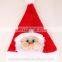 YiWu China Wholesale High Quality Luxury Plush 3D Cartoon Design Santa Claus Christmas Hat with Eyes Nose and Beard