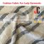 B2846 Shaoxing jc yarn dyed polyester linen lurex spandex fabric stripe knit rib fabric