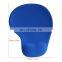 Promotional rubber mouse pad with stitching, eco-friendly rubber mouse mat, gel computer mouse mat