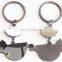 No minimum custom logo metal keychain for movie