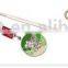 Metal book mark with long pole custom bookmark with logo