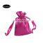 wholesale larger Satin dust bag/printed satin drawstring shoe bag/satin shoe bag