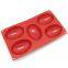 Sample Free Food Grade Silicone Cake Mould Baking Mould Tool 4holes