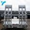 Made in china gooseneck low platform semi low flatbed trailer lowbed truck trailer for sale